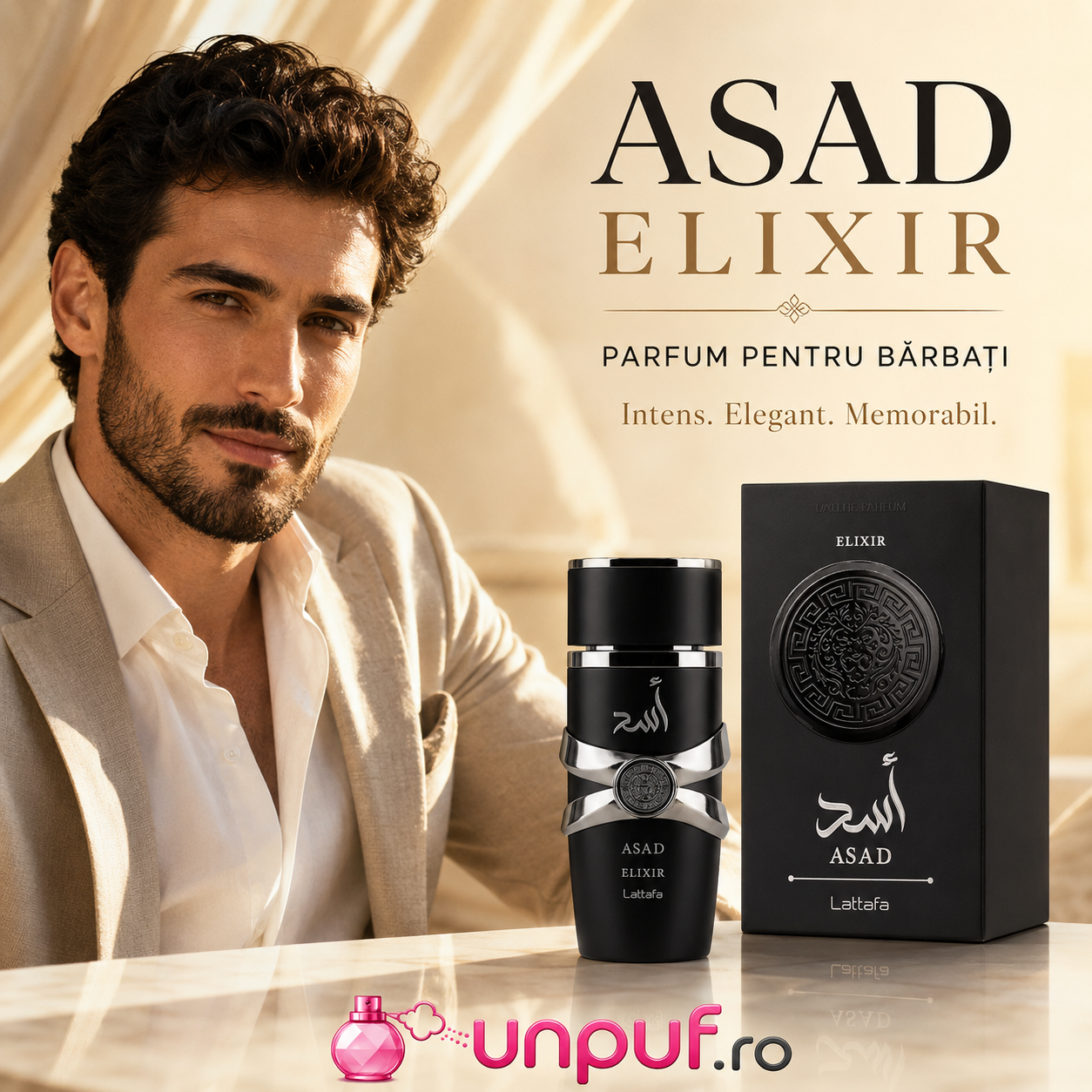 Lattafa Asad Elixir cadou premium pentru bărbați parfum elegant 100 ml